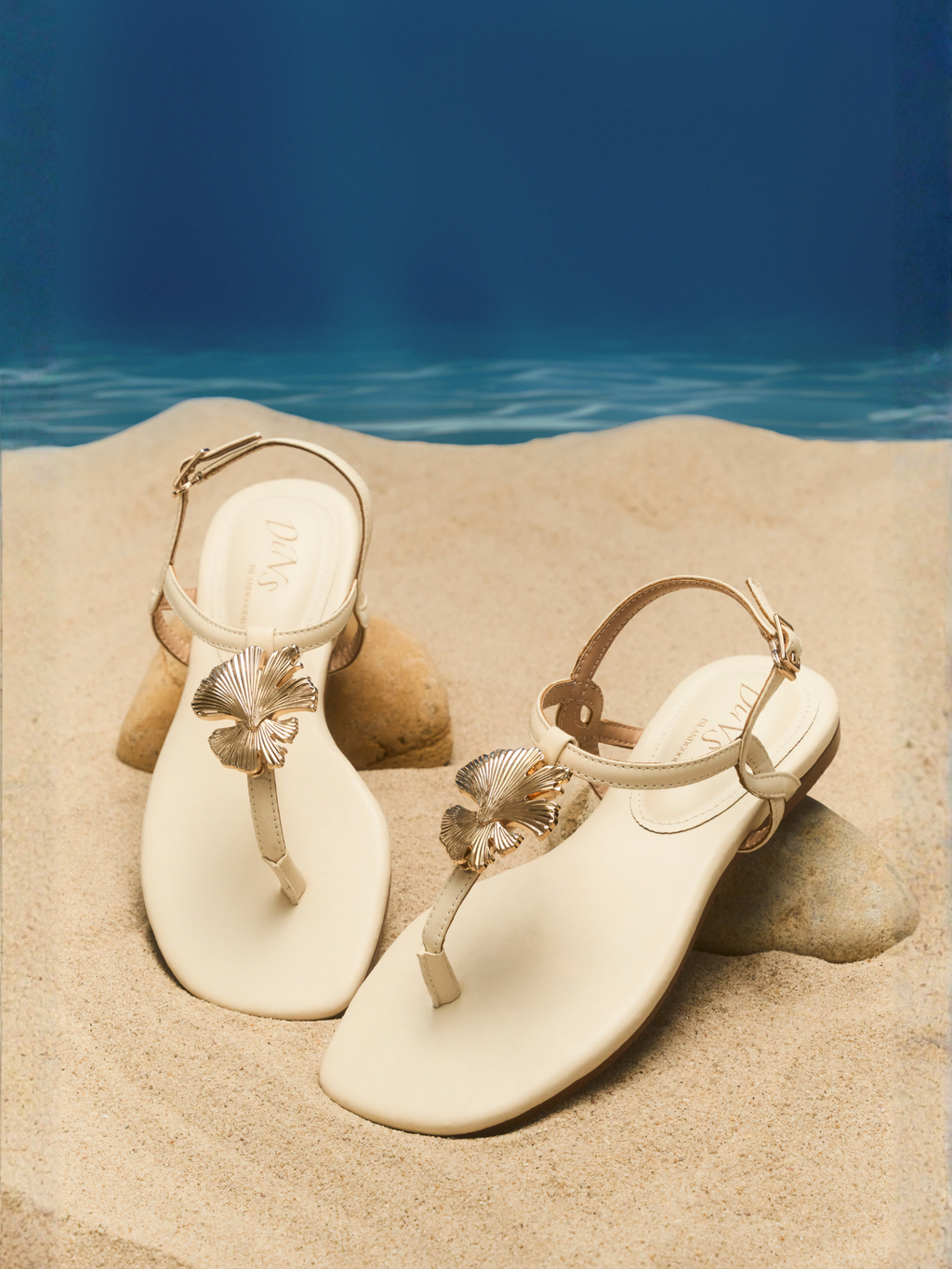 SEABORN SANDALS IN NEUTRAL COLORS
