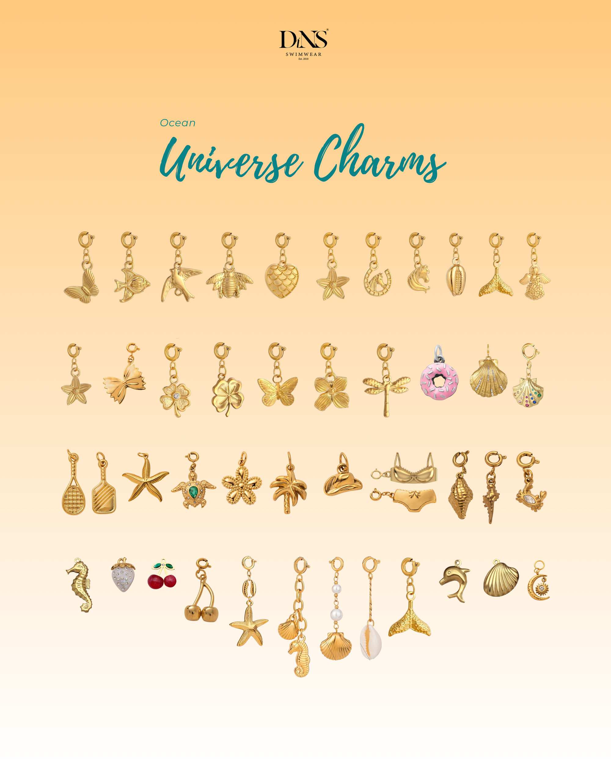 CHARMS COLLECTION IN TITANIUM